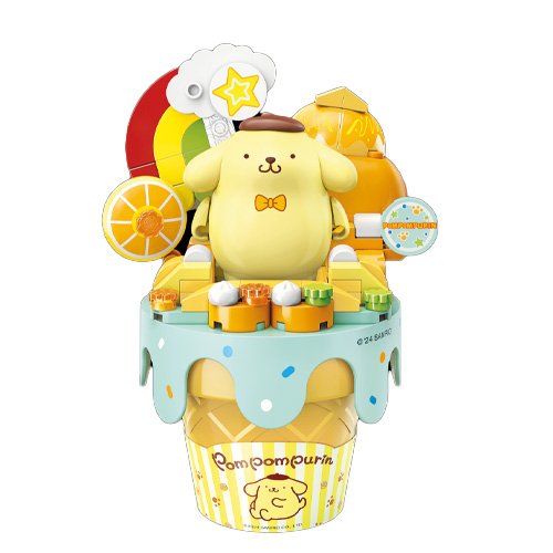 Pompompurin Cono de Helado Bloque Armable - Imagen 2