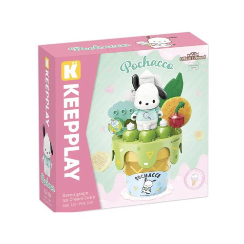 Pochacco Cono de Helado Bloque Armable