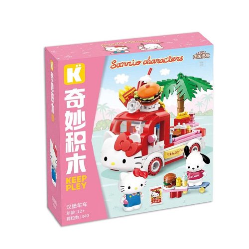 Hello Kitty & Pochacco Camión de Comida Bloque Armable
