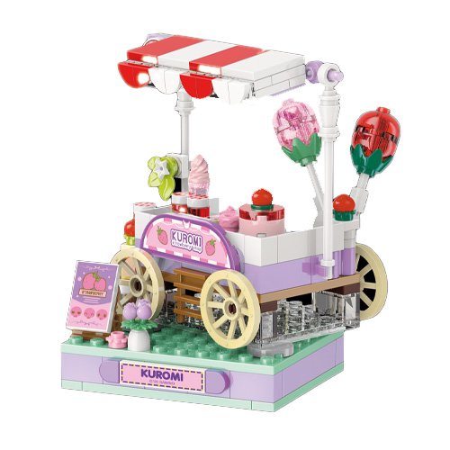 Kuromi Tienda de Fresas Bloque Armable - Imagen 3